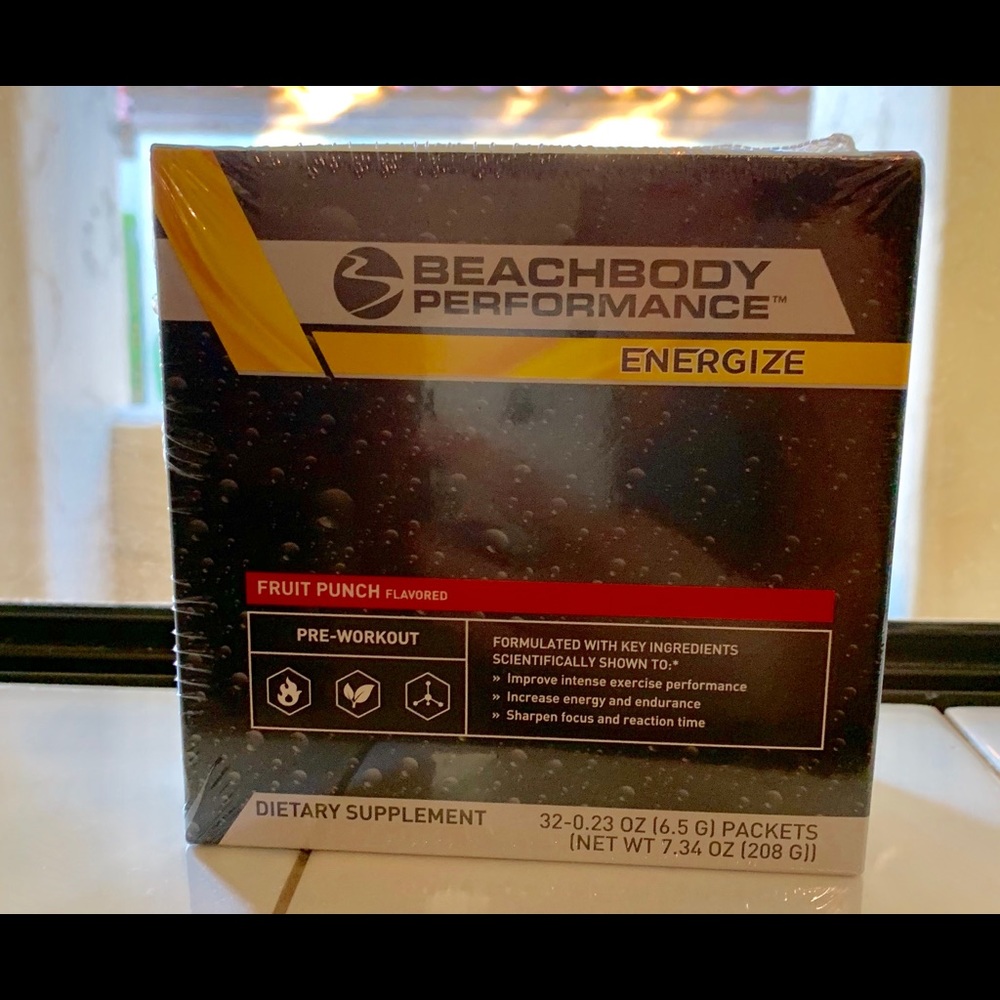 Beach Body Energize Pre Workout Packets NEW